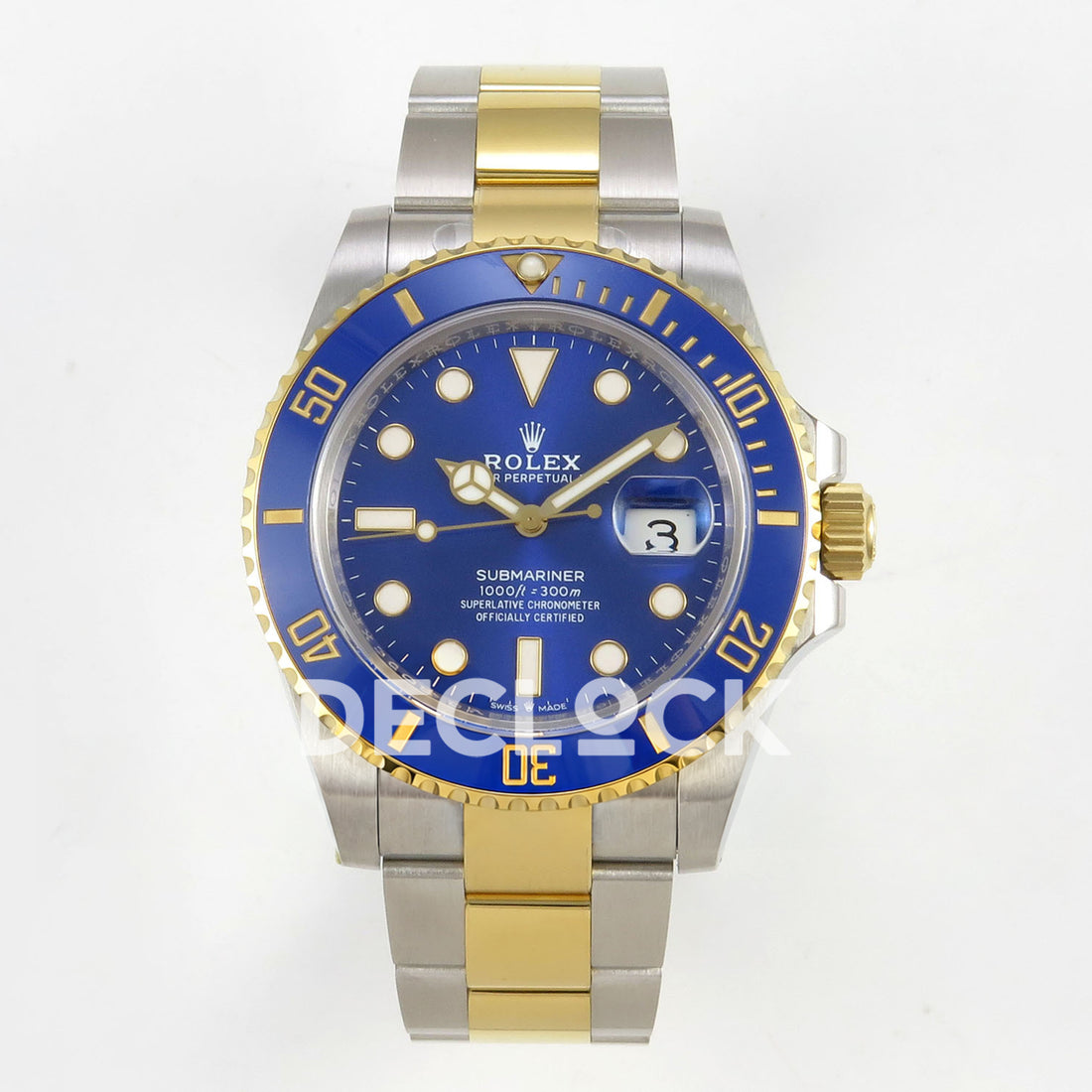 Rolex Submariner 126613LB 41mm RCF Two-Tone Blue Dial VR3235 replica - front 126613LB