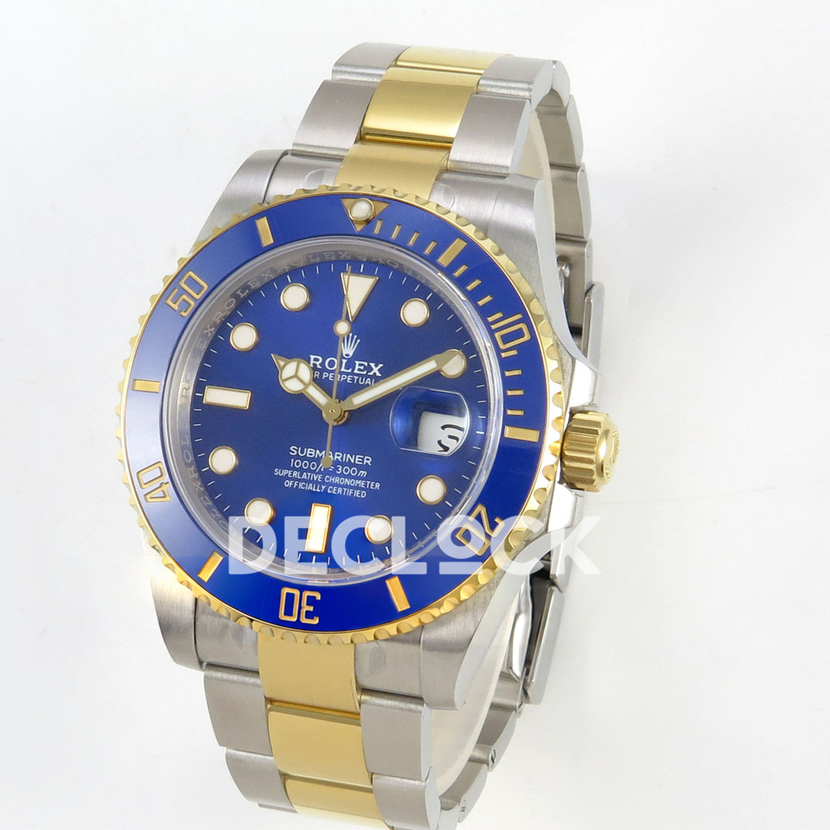 Rolex Submariner 126613LB 41mm RCF Two-Tone Blue Dial VR3235 replica - three quarter