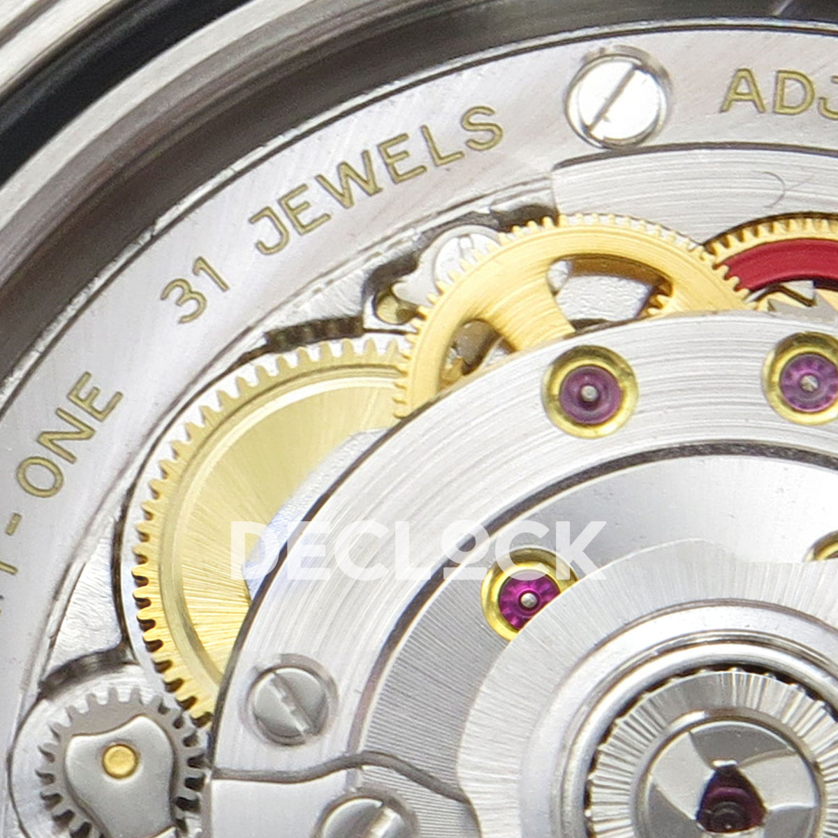 Rolex Submariner 126613LB 41mm RCF Two-Tone Blue Dial VR3235 replica - movement jewels detail