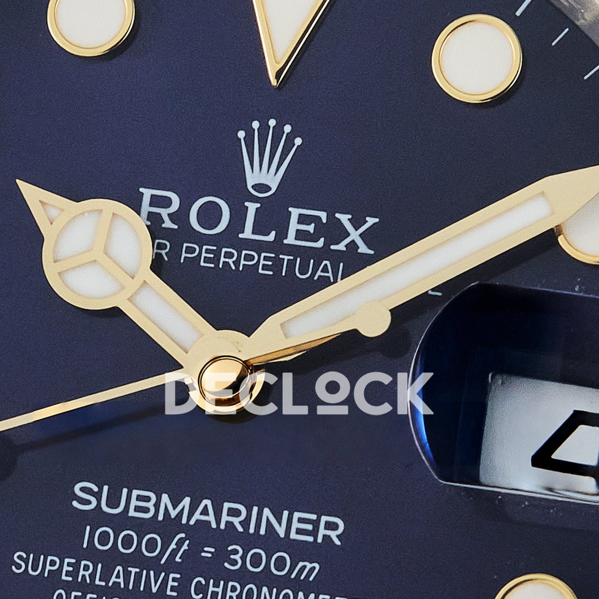 Rolex Submariner 126613LB 41mm THBF Two-Tone Blue Dial SH3235 replica - dial macro