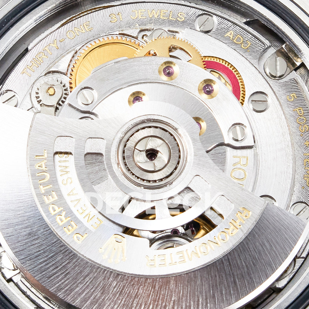 Rolex Submariner 126613LB 41mm THBF Two-Tone Blue Dial SH3235 replica - rotor closeup