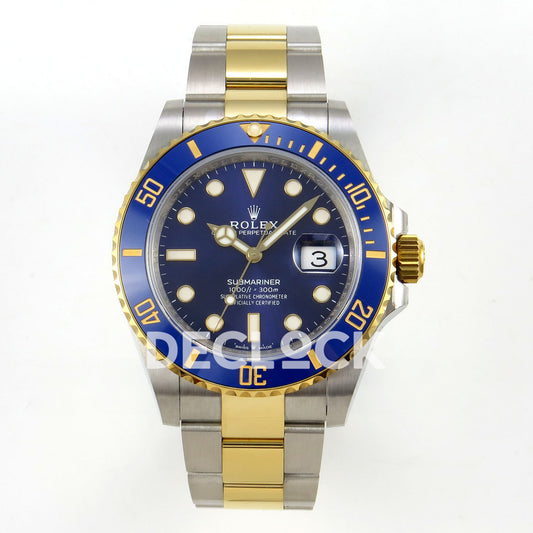 Rolex Submariner 126613LB 41mm VSF Two-Tone Blue Dial VS3235 V2 replica - front