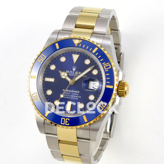 Rolex Submariner 126613LB 41mm VSF Two-Tone Blue Dial VS3235 V2 replica - three quarter