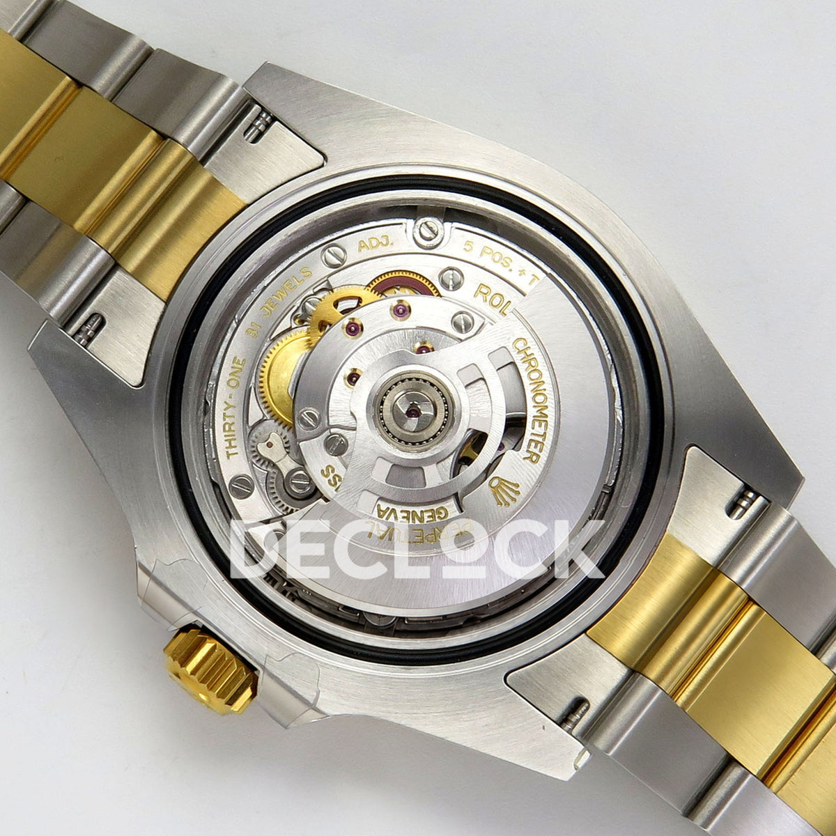 Rolex Submariner 126613LB 41mm VSF Two-Tone Blue Dial VS3235 V2 replica - movement back angle