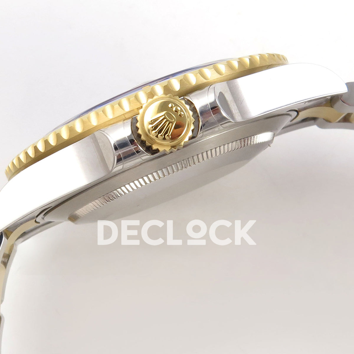 Rolex Submariner 41mm 126613LB QF Two-Tone Blue Dial JH3235 Free Sprung replica - crown side