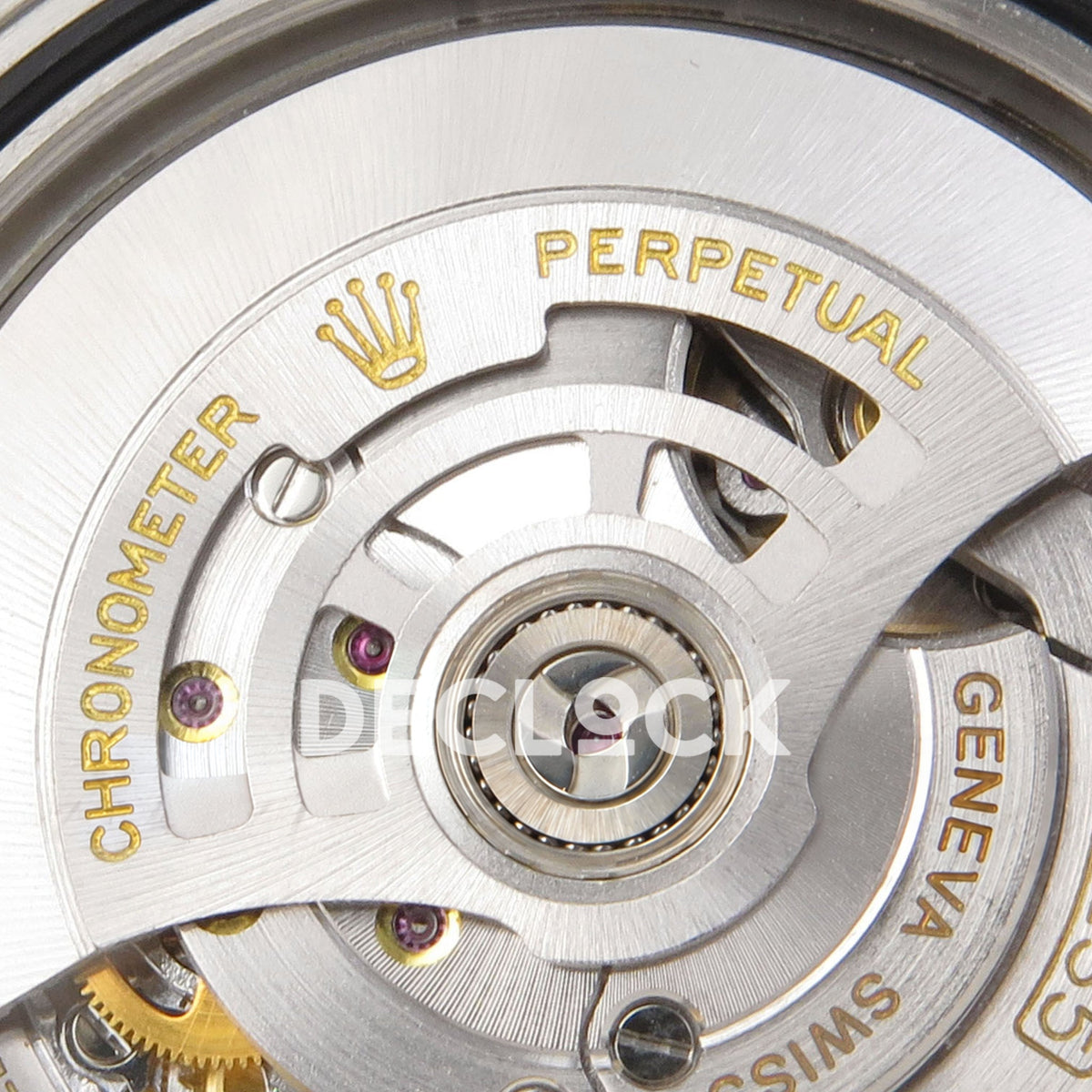 Rolex Submariner 41mm 126613LB QF Two-Tone Blue Dial JH3235 Free Sprung replica - movement engraving