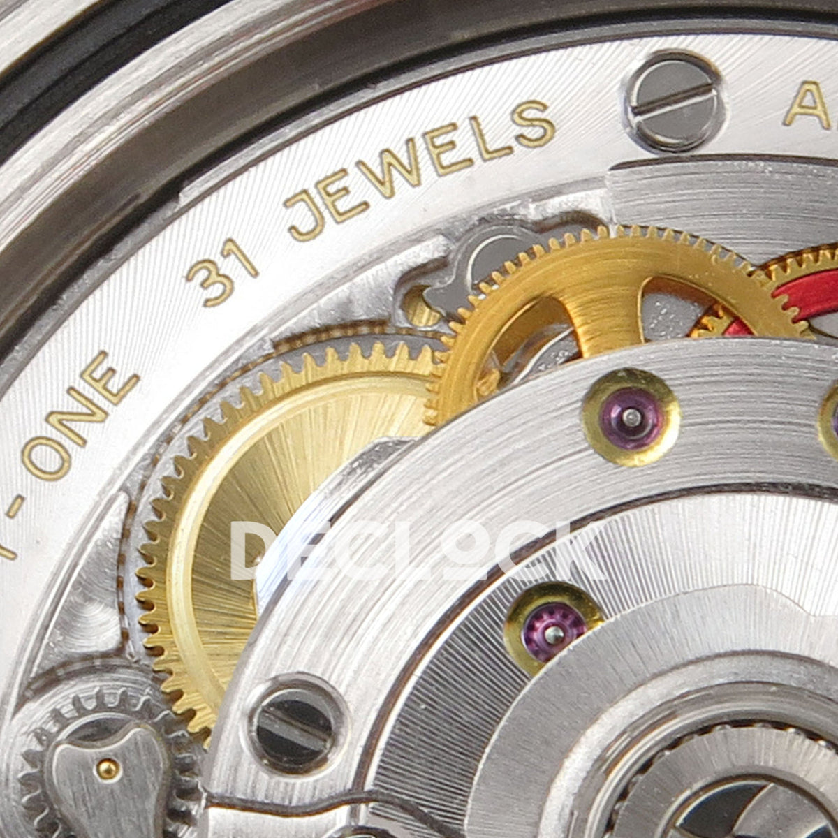 Rolex Submariner 41mm 126613LB QF Two-Tone Blue Dial JH3235 Free Sprung replica - movement detail