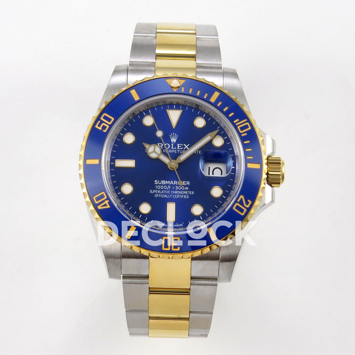 Rolex Submariner 41mm 126613LB WF Two-Tone Blue Dial JH3235 replica - front