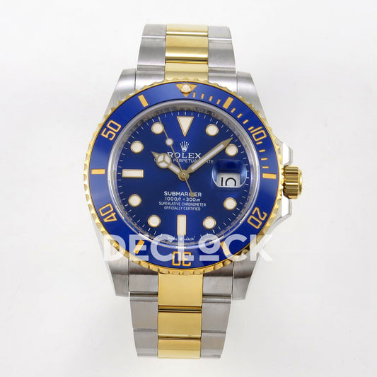 Rolex Submariner 41mm 126613LB WF Two-Tone Blue Dial JH3235 replica - front