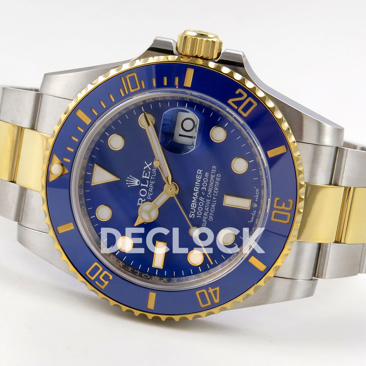 Rolex Submariner 41mm 126613LB WF Two-Tone Blue Dial JH3235 replica - full watch right