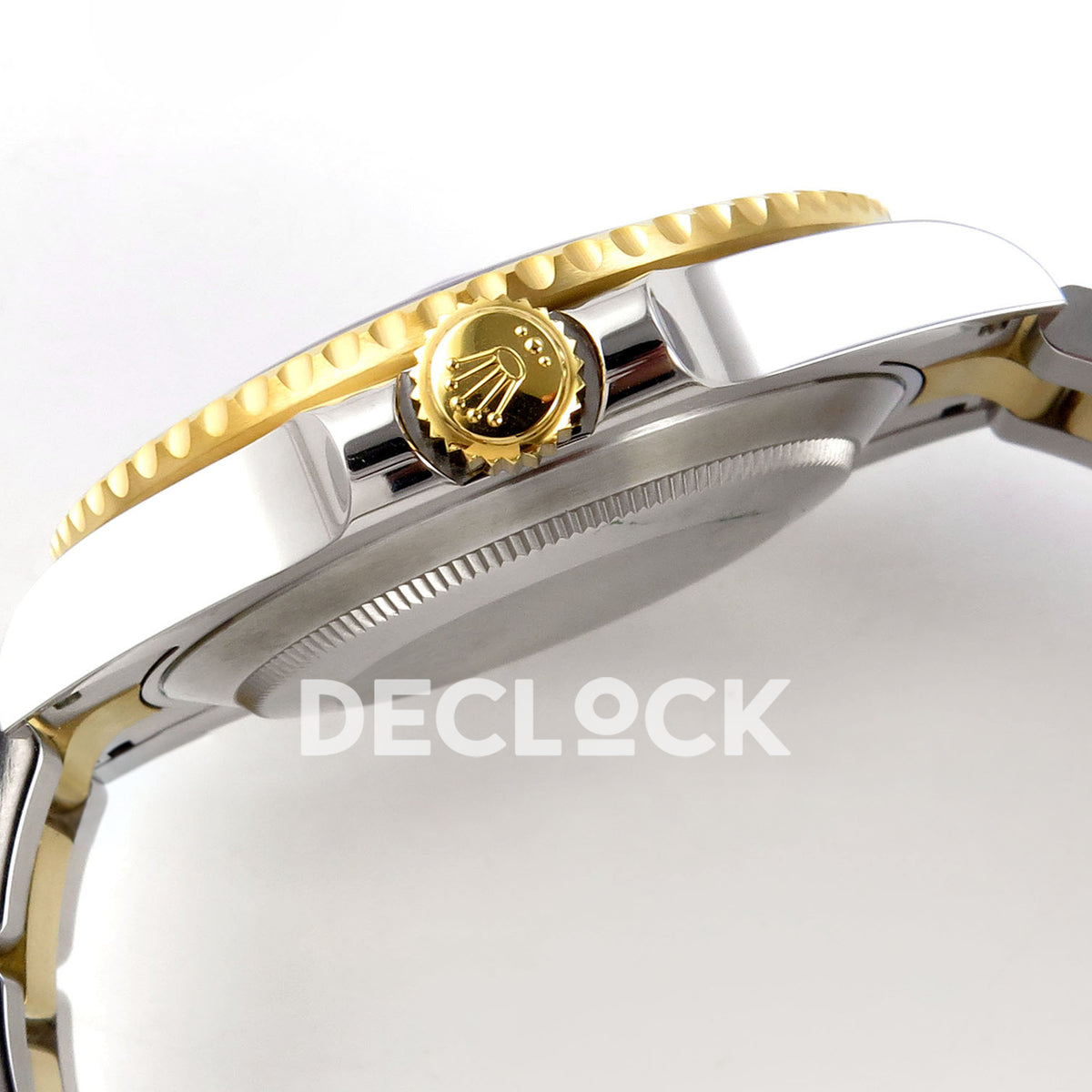 Rolex Submariner 41mm 126613LB WF Two-Tone Blue Dial JH3235 replica - crown side