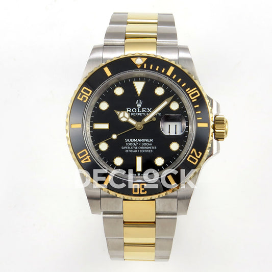 Rolex Submariner 126613LN 41mm QF Two-Tone Black Dial QF3235 replica - front