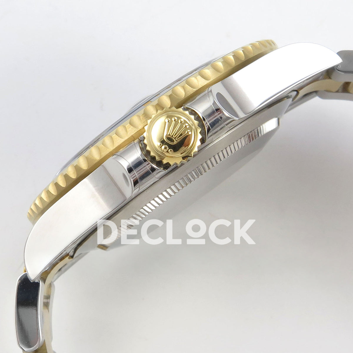 Rolex Submariner 126613LN 41mm QF Two-Tone Black Dial QF3235 replica - crown side