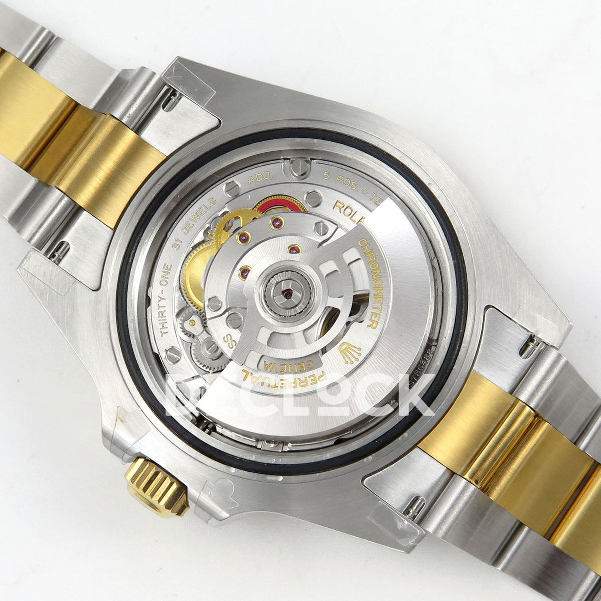 Rolex Submariner 126613LN 41mm QF Two-Tone Black Dial QF3235 replica - movement back angle