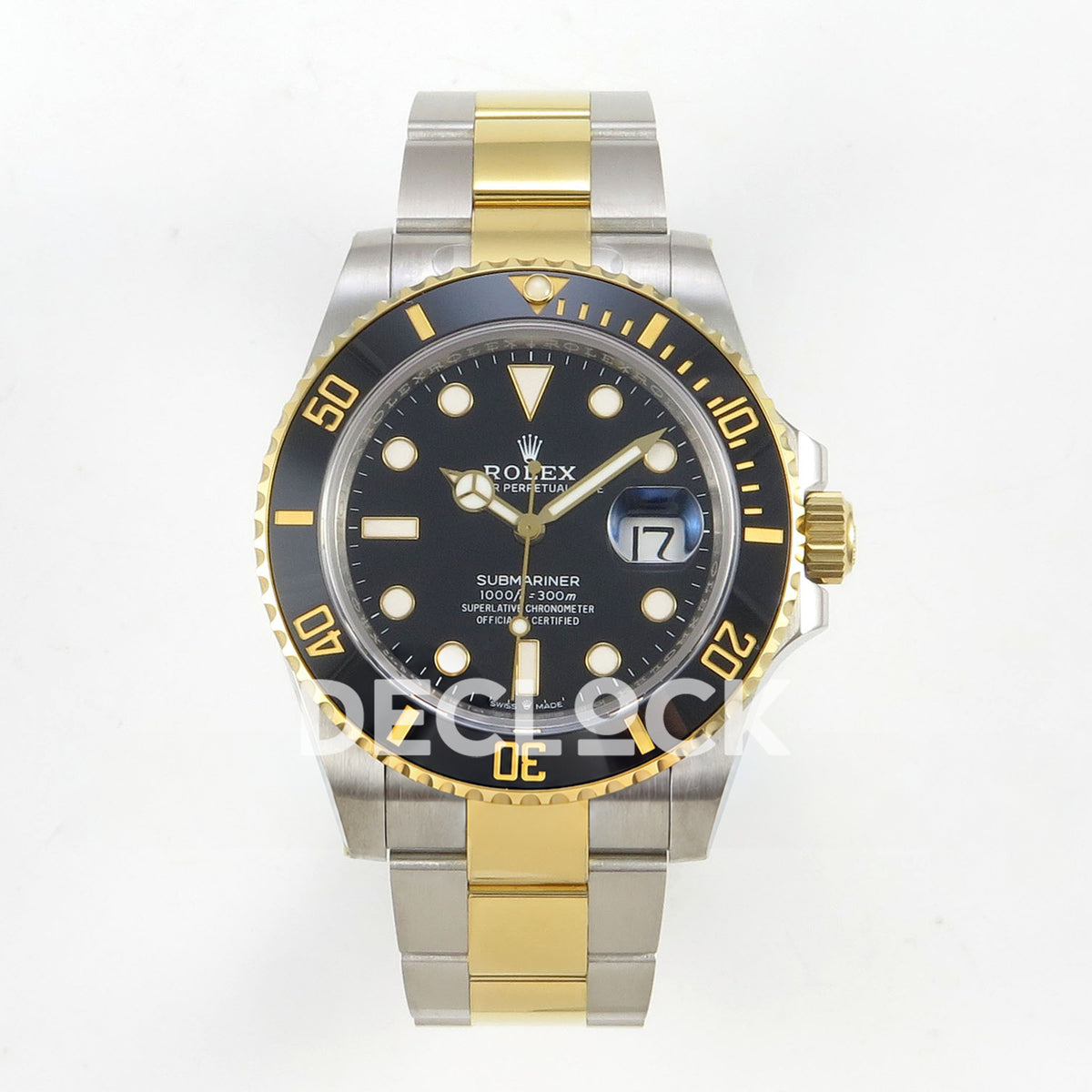 Rolex Submariner 126613LN 41mm RCF Two-Tone Black Dial VR3235 replica - front