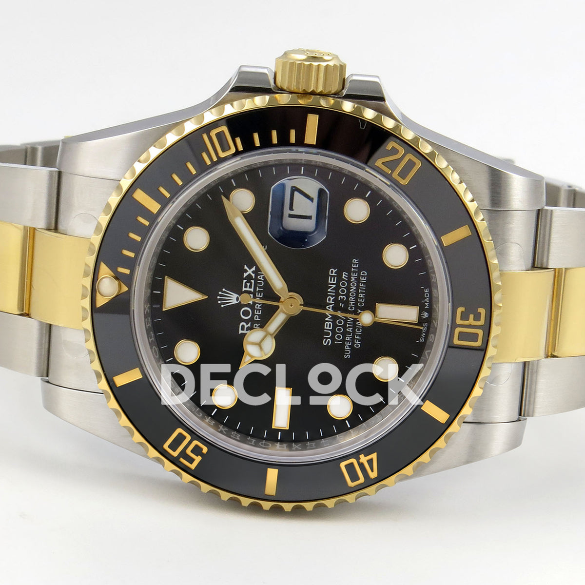 Rolex Submariner 126613LN 41mm RCF Two-Tone Black Dial VR3235 replica - full watch right
