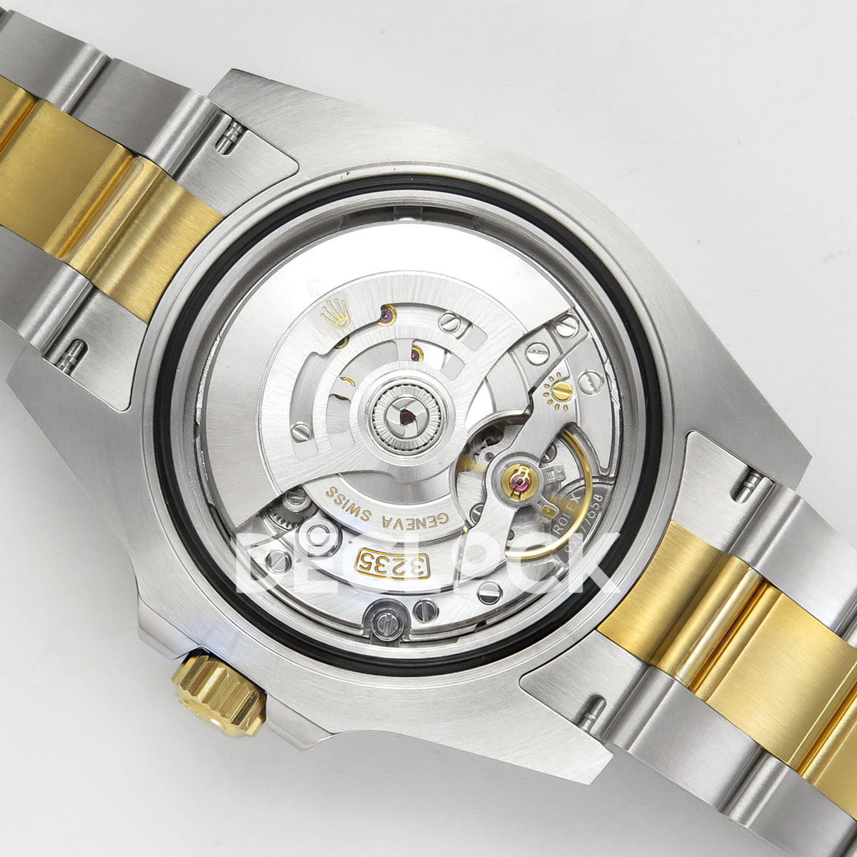 Rolex Submariner 126613LN 41mm RCF Two-Tone Black Dial VR3235 replica - movement back angle