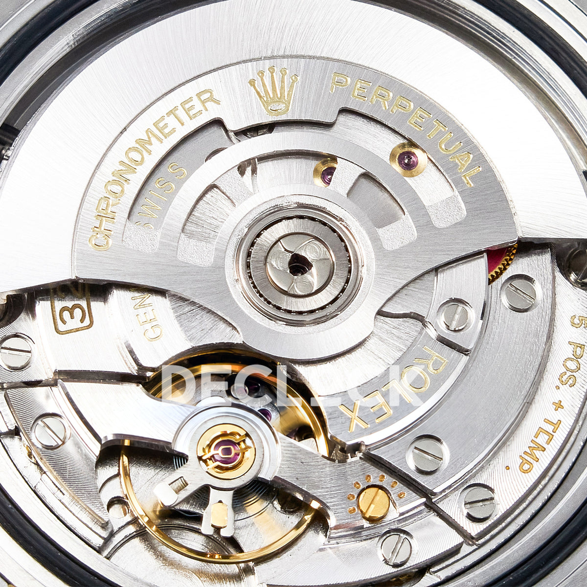 Rolex Submariner 126613LN 41mm THBF Two-Tone Black Dial SH3235 replica - movement closeup