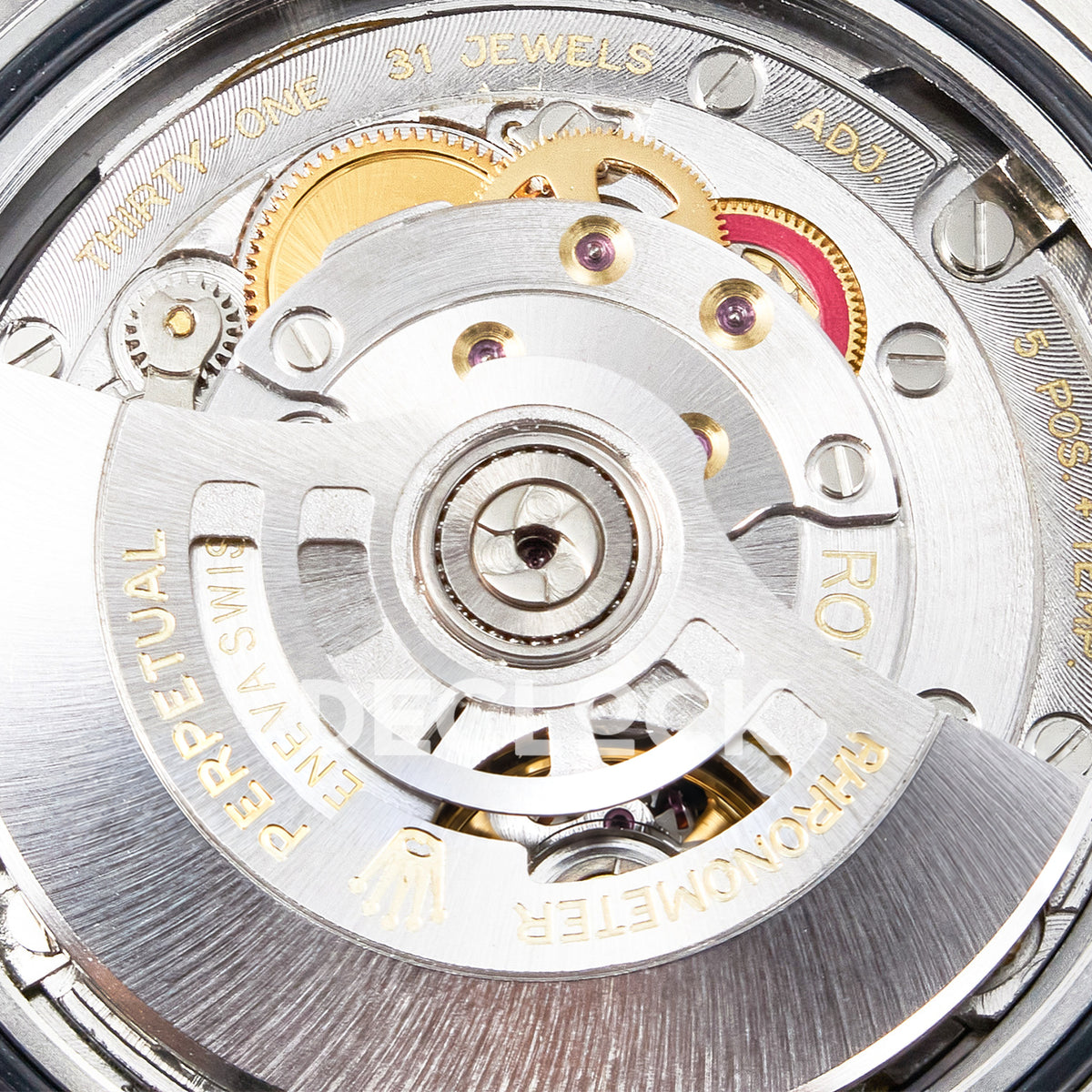 Rolex Submariner 126613LN 41mm THBF Two-Tone Black Dial SH3235 replica - rotor closeup