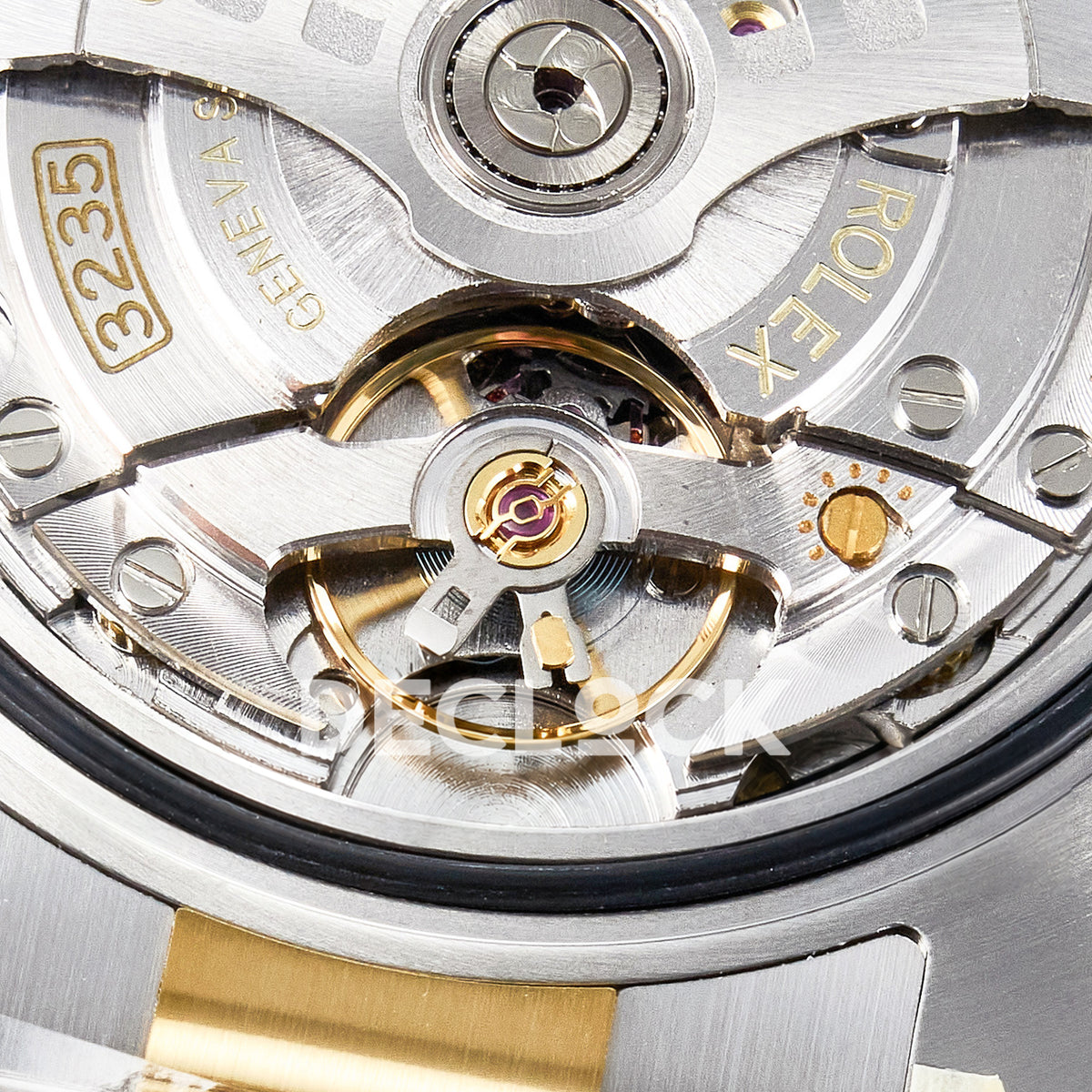 Rolex Submariner 126613LN 41mm THBF Two-Tone Black Dial SH3235 replica - balance closeup