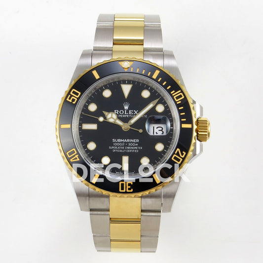 Rolex Submariner 126613LN 41mm VSF Two-Tone Black Dial VS3235 V2 replica - front