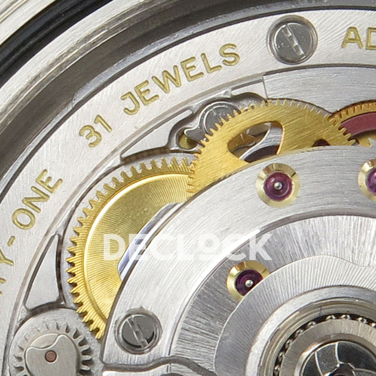 Rolex Submariner 126613LN 41mm VSF Two-Tone Black Dial VS3235 V2 replica - movement jewels detail
