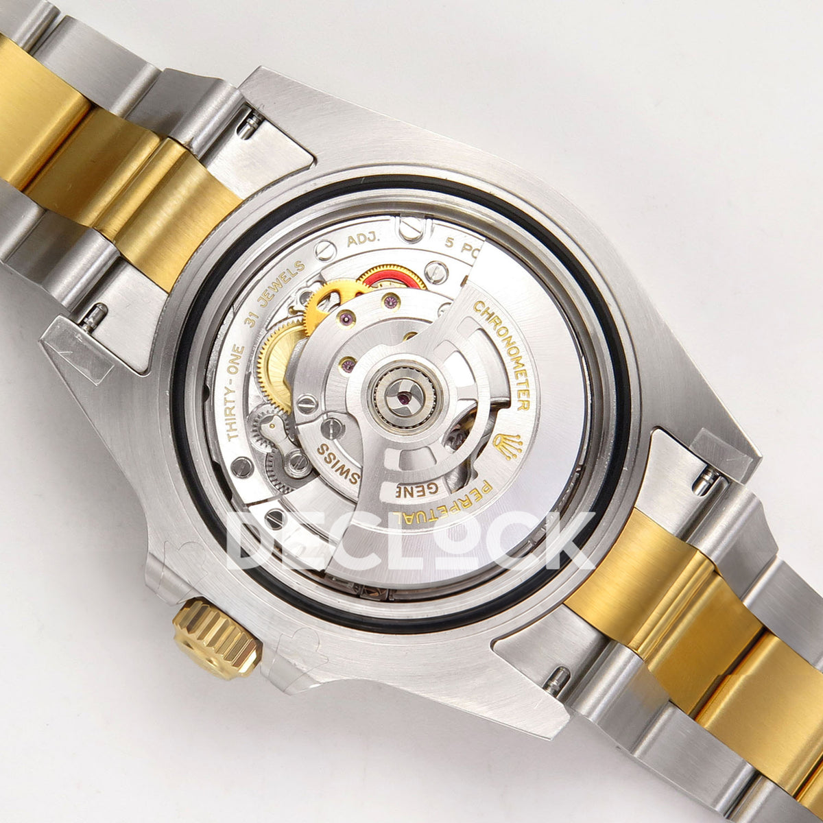 Rolex Submariner 41mm 126613LN QF Two-Tone Black Dial JH3235 Free Sprung replica - movement back