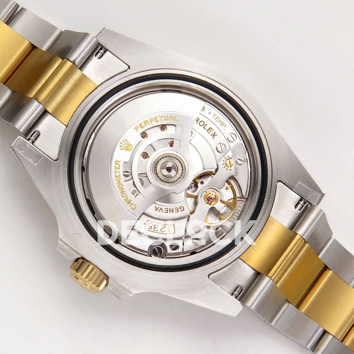 Rolex Submariner 41mm 126613LN QF Two-Tone Black Dial JH3235 Free Sprung replica - movement back angle