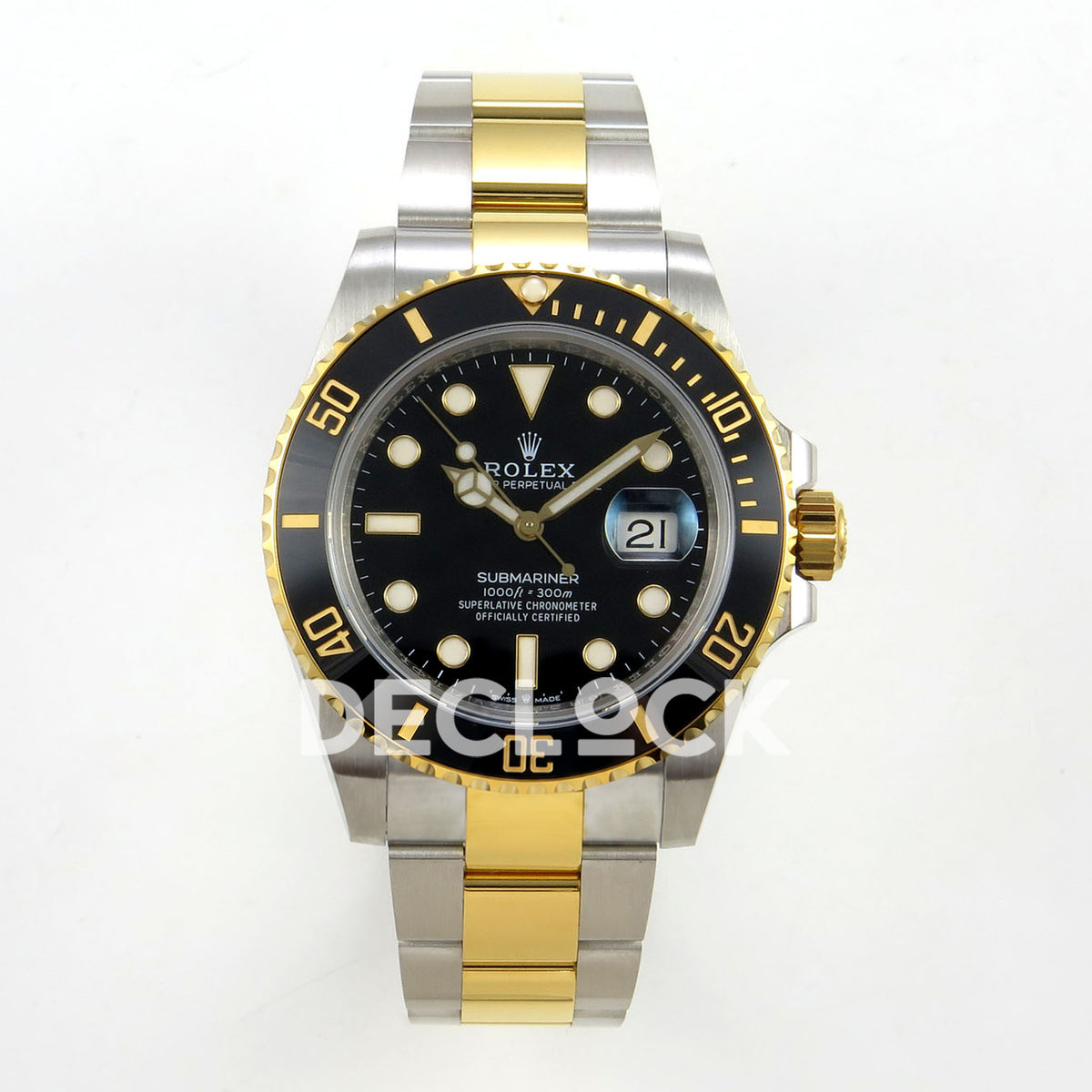 Rolex Submariner 41mm 126613LN RGF Two-Tone Black Dial JH3235 replica - front