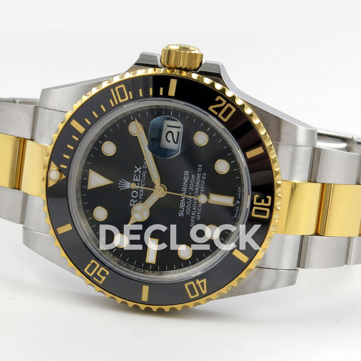 Rolex Submariner 41mm 126613LN RGF Two-Tone Black Dial JH3235 replica - full watch right