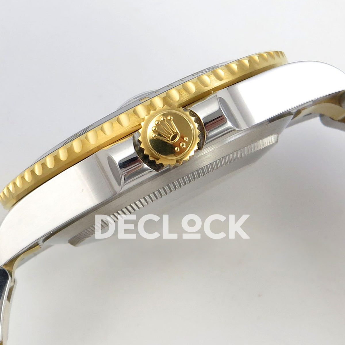Rolex Submariner 41mm 126613LN RGF Two-Tone Black Dial JH3235 replica - crown side