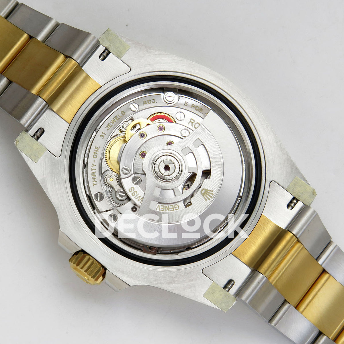 Rolex Submariner 41mm 126613LN RGF Two-Tone Black Dial JH3235 replica - movement back angle