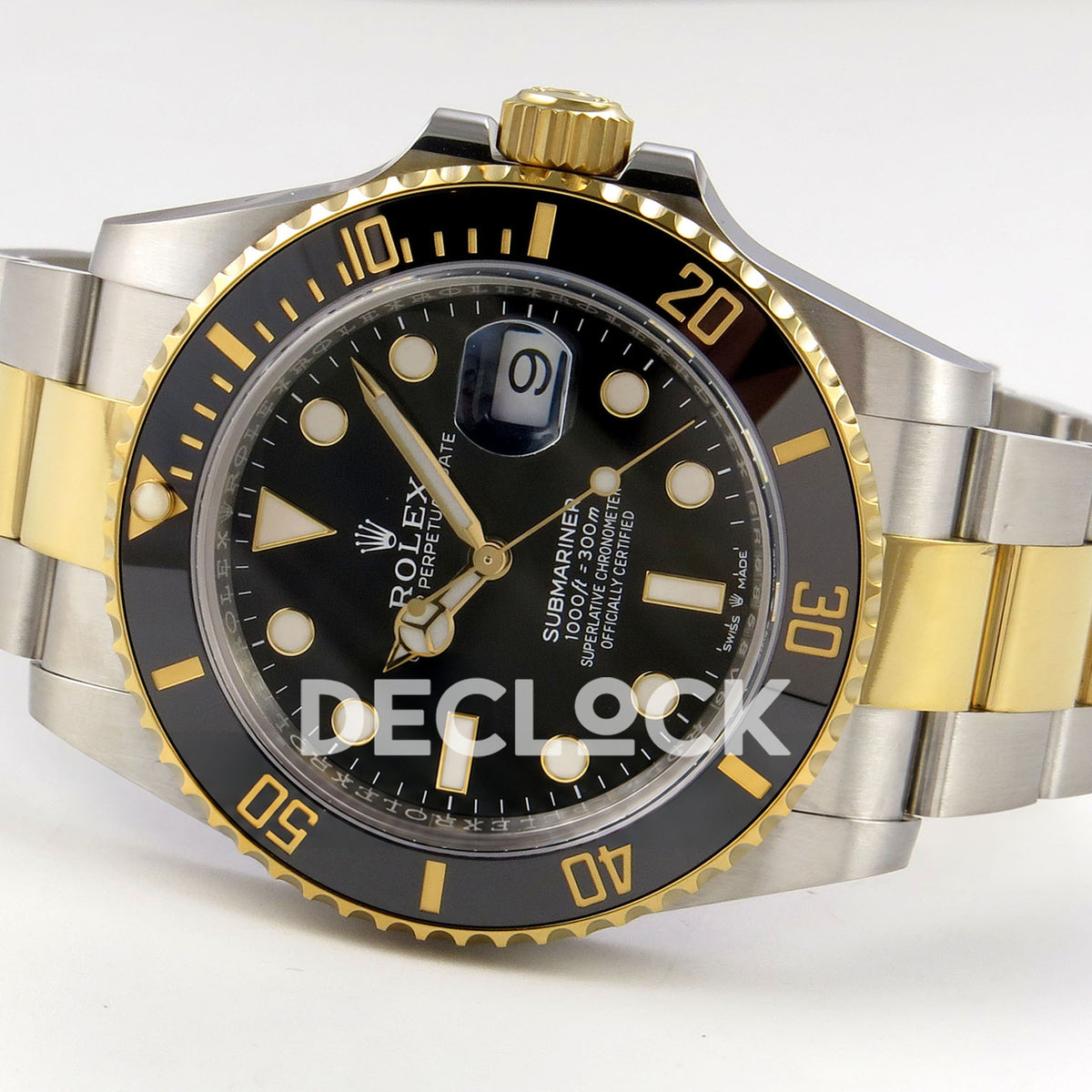 Rolex Submariner 41mm 126613LN WF Two-Tone Black Dial JH3235 replica - full watch right