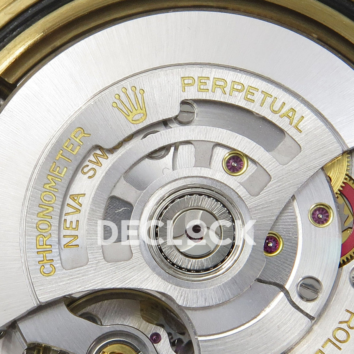 Rolex Submariner 126618LB 41mm QF Yellow Gold Blue Dial QF3235 replica - rotor detail