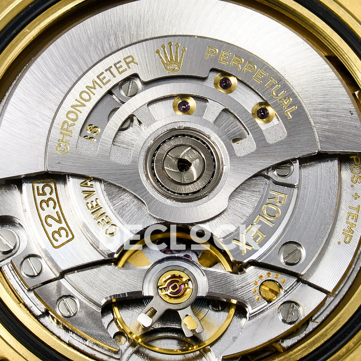 Rolex Submariner 126618LB 41mm THBF Yellow Gold Blue Dial SH3235 replica - movement closeup