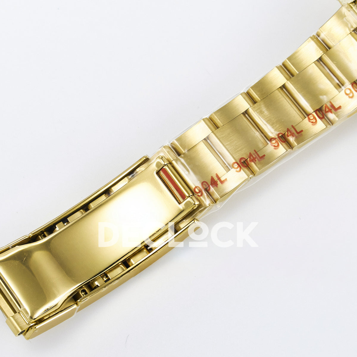 Rolex Submariner 126618LB 41mm THBF Yellow Gold Blue Dial SH3235 replica - open bracelet