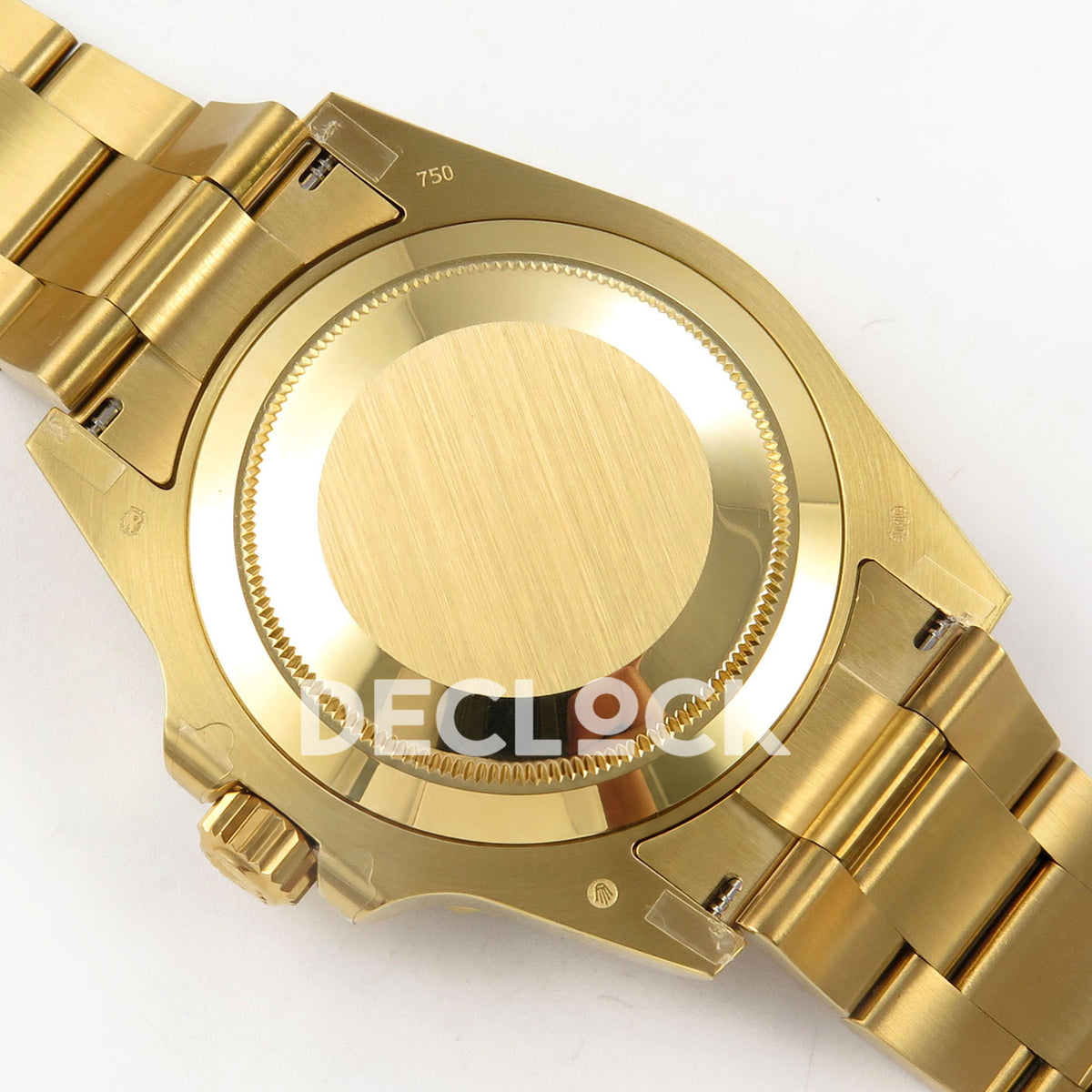 Rolex Submariner 41mm 126618LB QF Blue Dial Yellow Gold JH3235 Free Sprung replica - caseback exterior