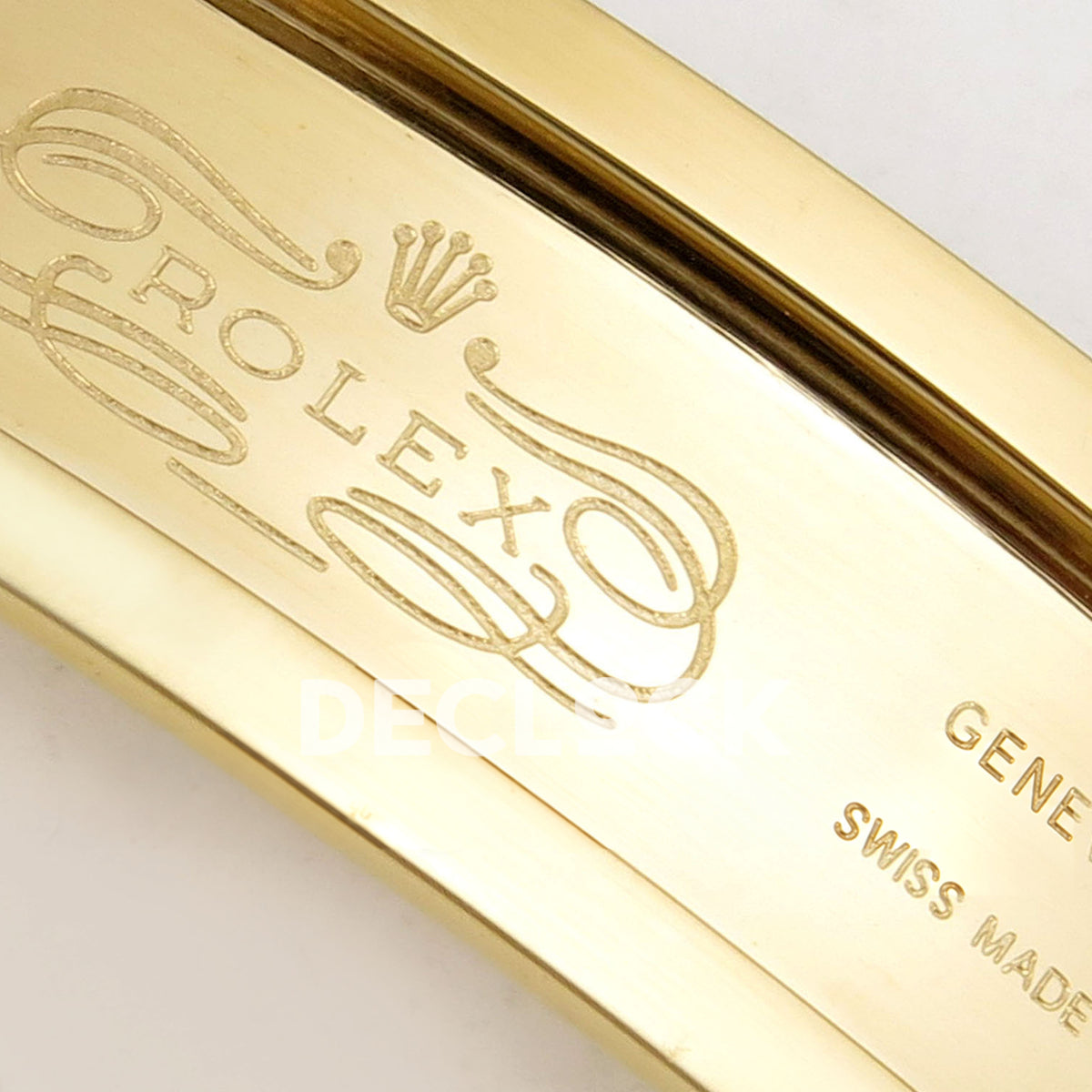 Rolex Submariner 41mm 126618LB QF Blue Dial Yellow Gold JH3235 Free Sprung replica - clasp engraving