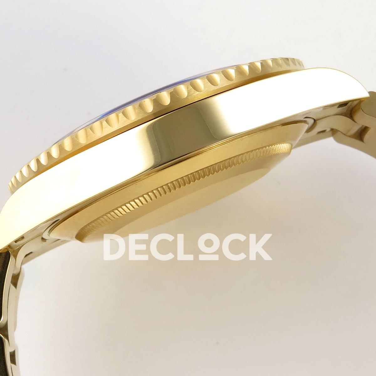 Rolex Submariner 41mm 126618LB WF Blue Dial Yellow Gold JH3235 replica - case side