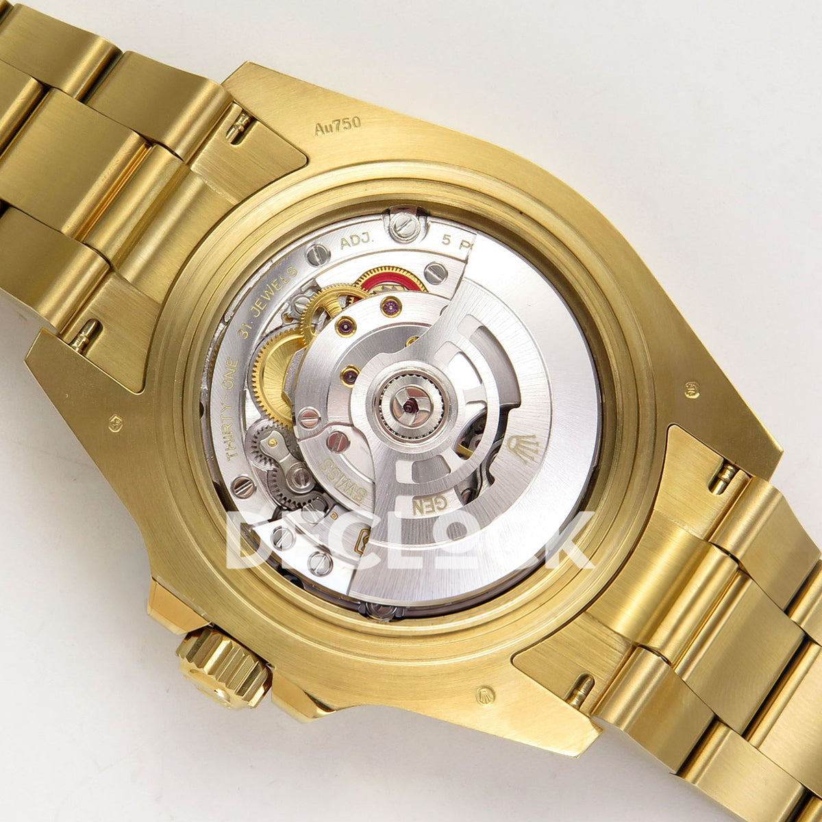 Rolex Submariner 41mm 126618LB WF Blue Dial Yellow Gold JH3235 replica - movement back