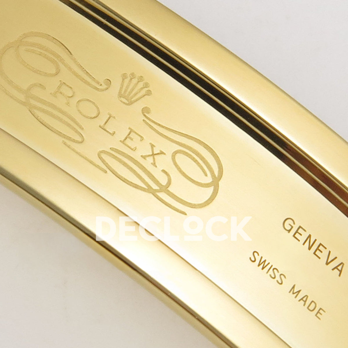 Rolex Submariner 41mm 126618LB WF Blue Dial Yellow Gold JH3235 replica - clasp engraving