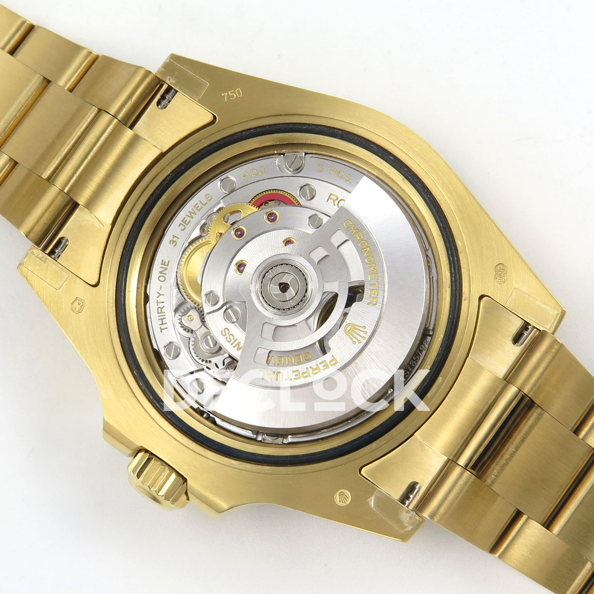 Rolex Submariner 126618LN 41mm QF Yellow Gold Black Dial QF3235 replica - movement back