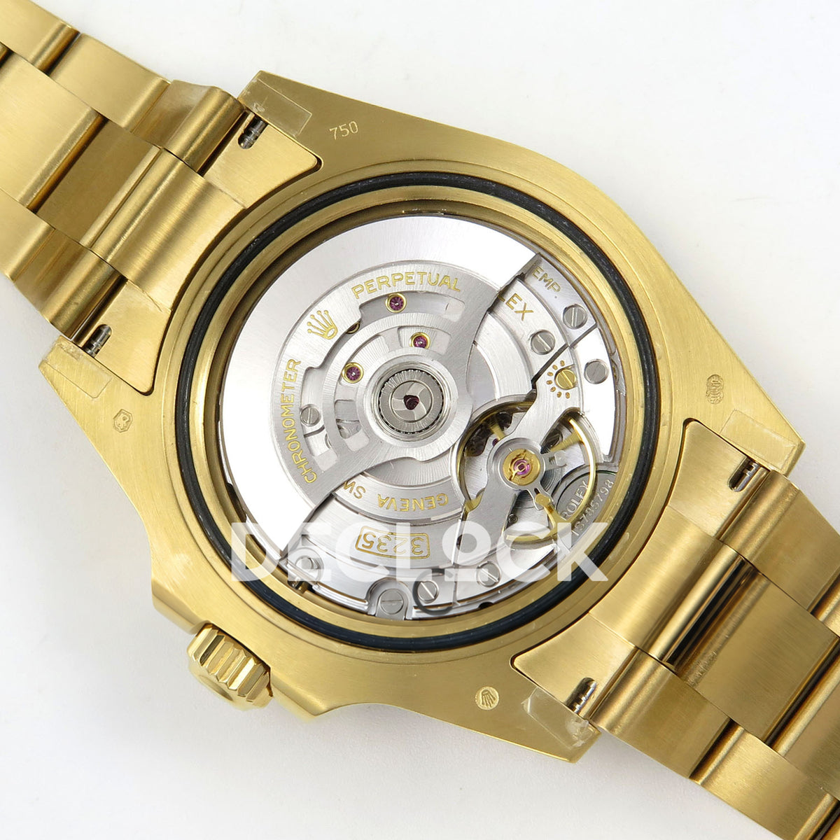 Rolex Submariner 126618LN 41mm QF Yellow Gold Black Dial QF3235 replica - movement back angle