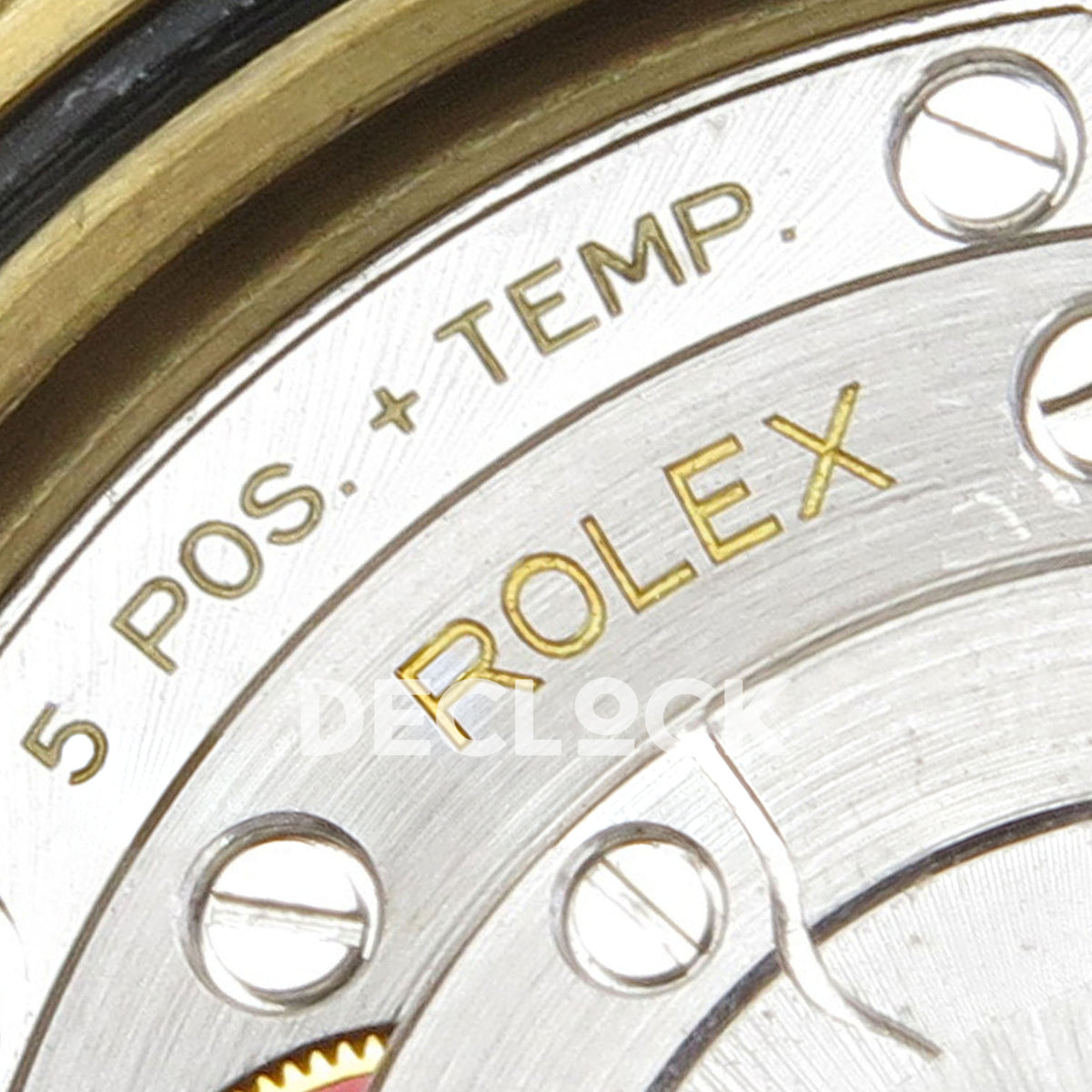 Rolex Submariner 126618LN 41mm QF Yellow Gold Black Dial QF3235 replica - movement jewels detail
