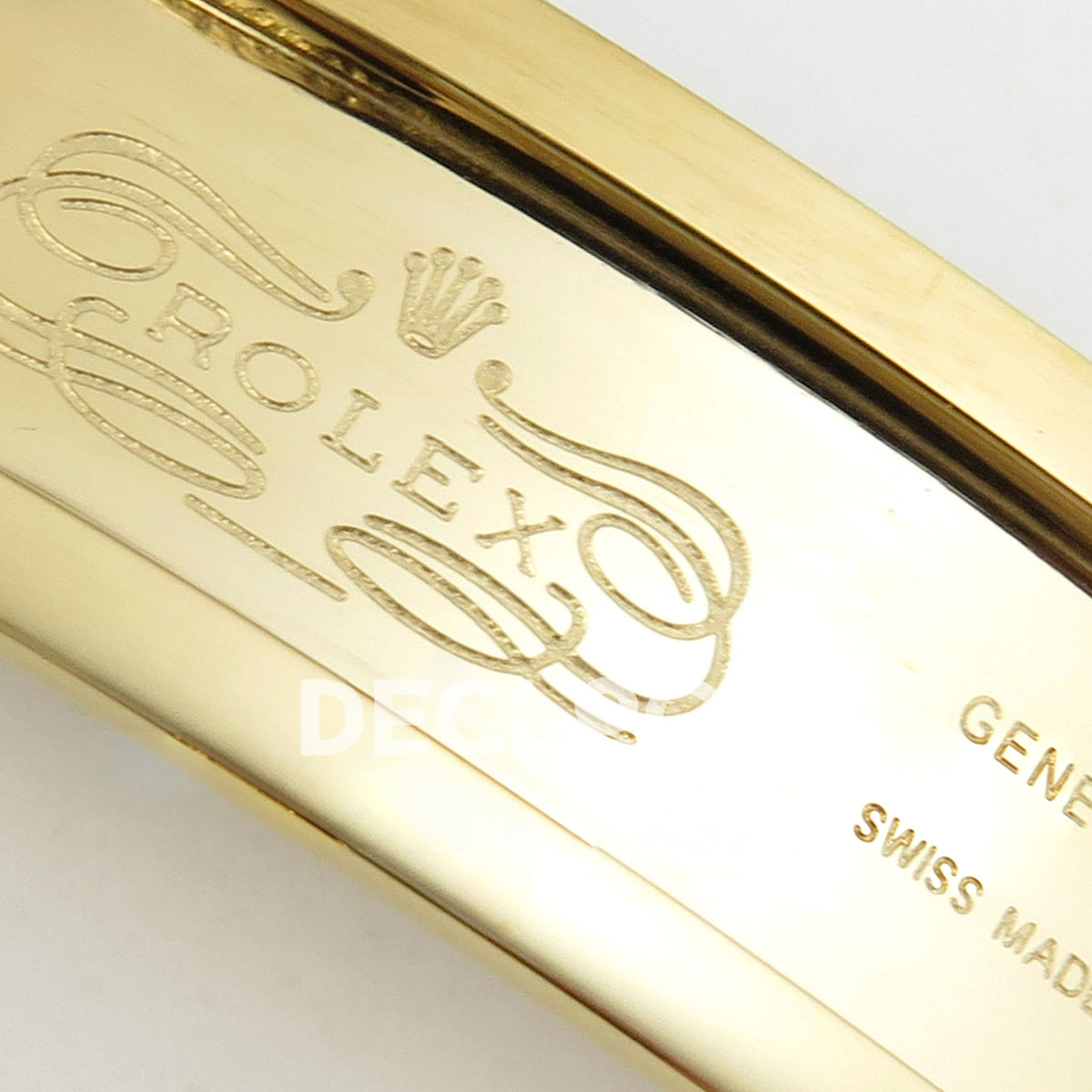Rolex Submariner 126618LN 41mm QF Yellow Gold Black Dial QF3235 replica - clasp engraving
