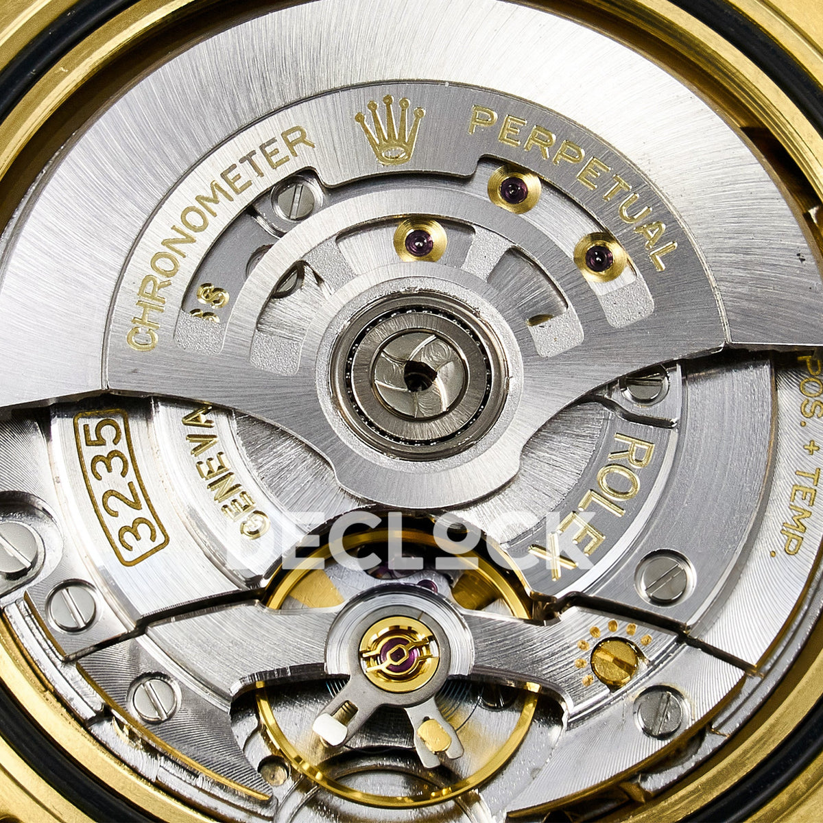 Rolex Submariner 126618LN 41mm THBF Yellow Gold Black Dial SH3235 replica - movement closeup
