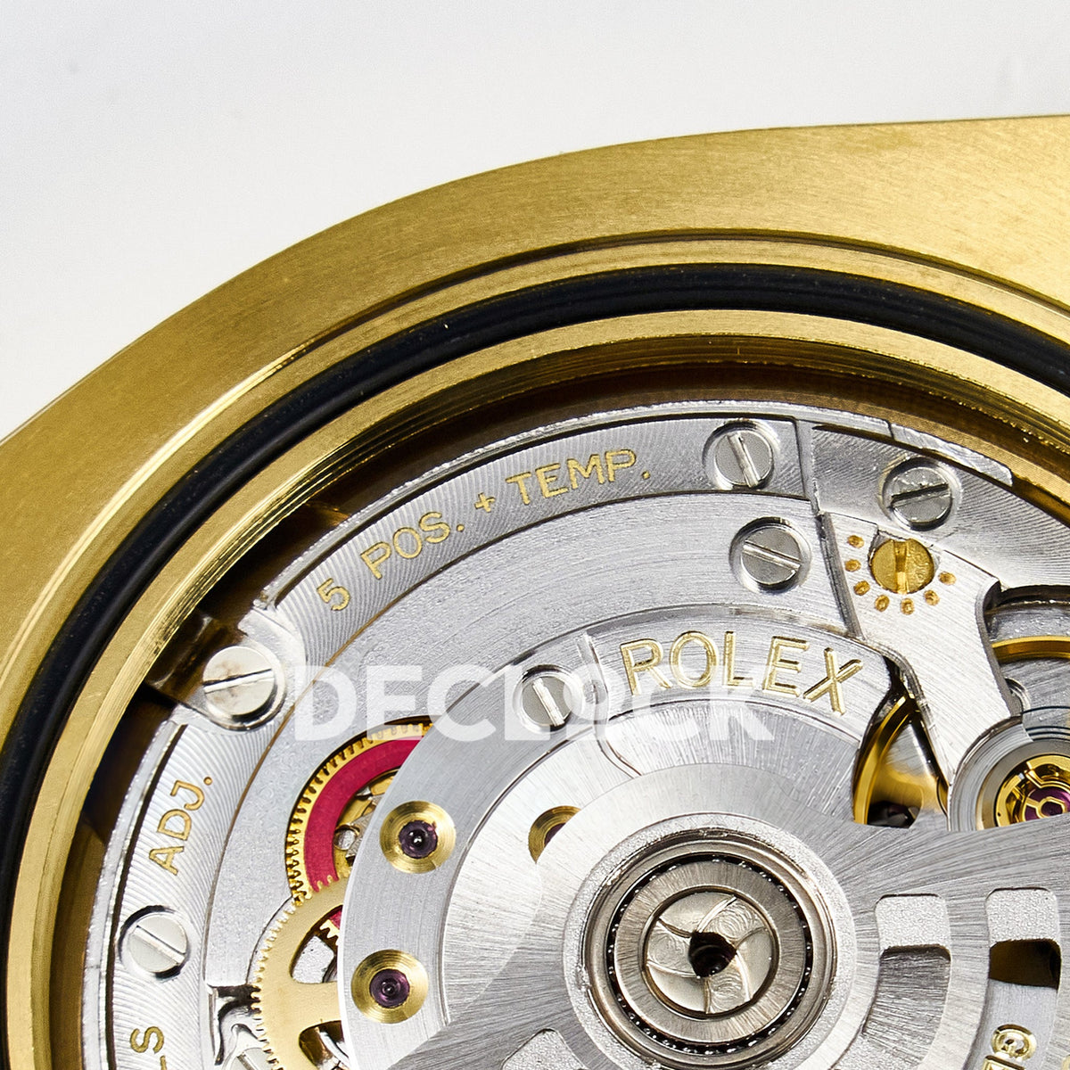 Rolex Submariner 126618LN 41mm THBF Yellow Gold Black Dial SH3235 replica - movement upper closeup