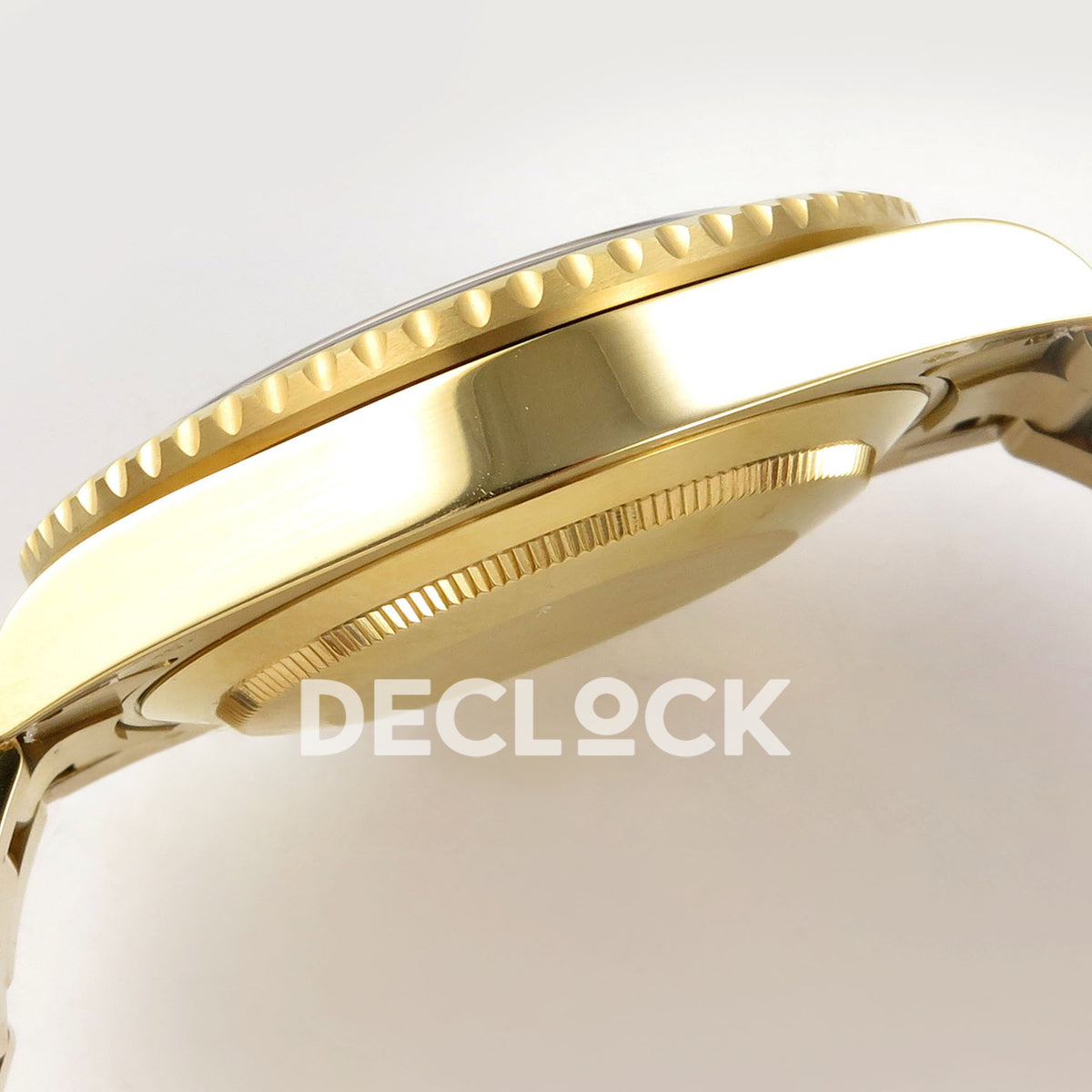 Rolex Submariner 41mm 126618LN QF Black Dial Yellow Gold JH3235 Free Sprung replica - case side
