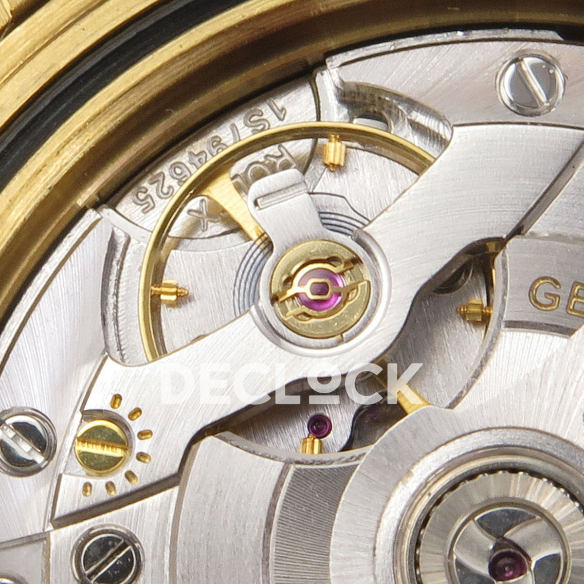 Rolex Submariner 41mm 126618LN QF Black Dial Yellow Gold JH3235 Free Sprung replica - calibre detail