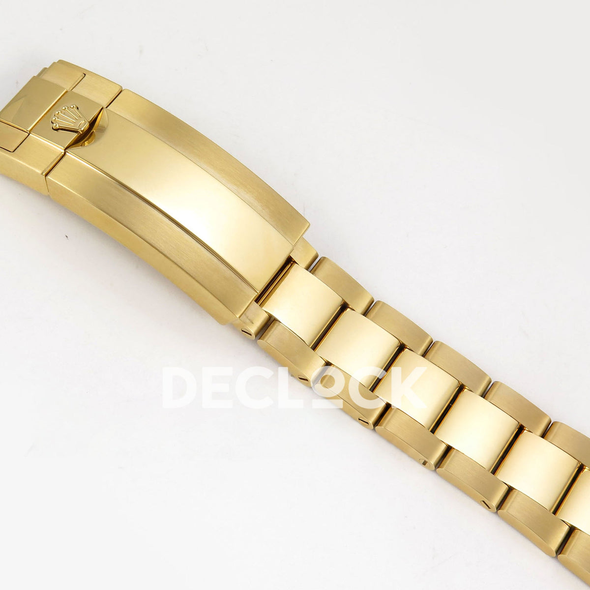 Rolex Submariner 41mm 126618LN QF Black Dial Yellow Gold JH3235 Free Sprung replica - bracelet clasp